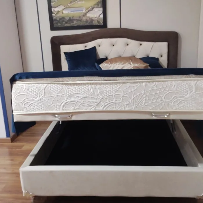 Colchão Super Black 140x190 + cama box baú