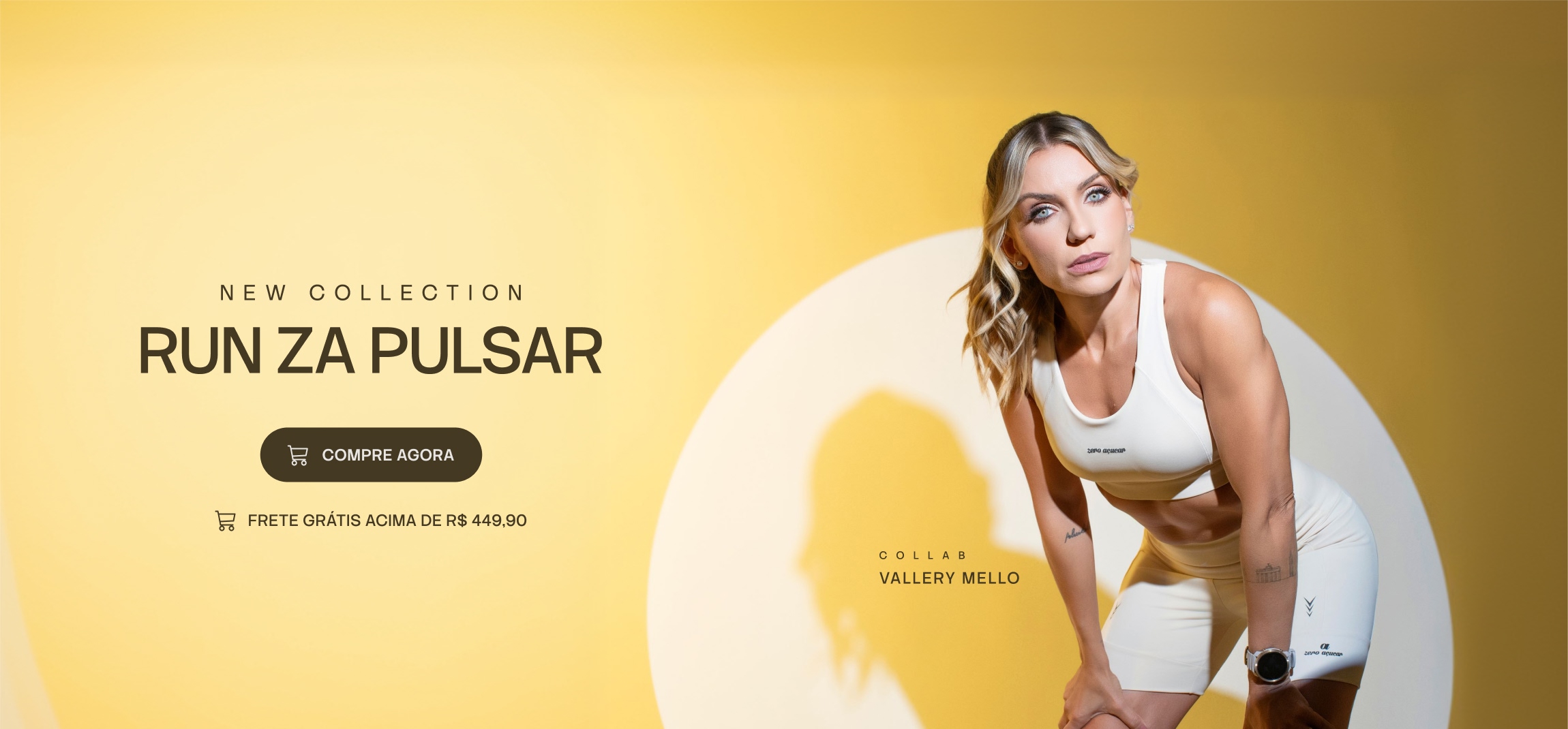 Banner RUN ZA Pulsar White