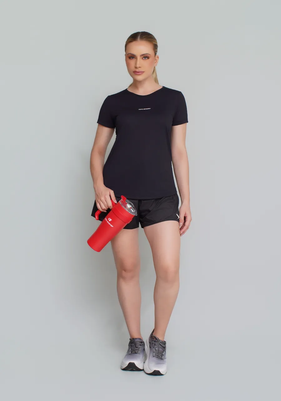 T SHIRT CREPE ALONGADA
