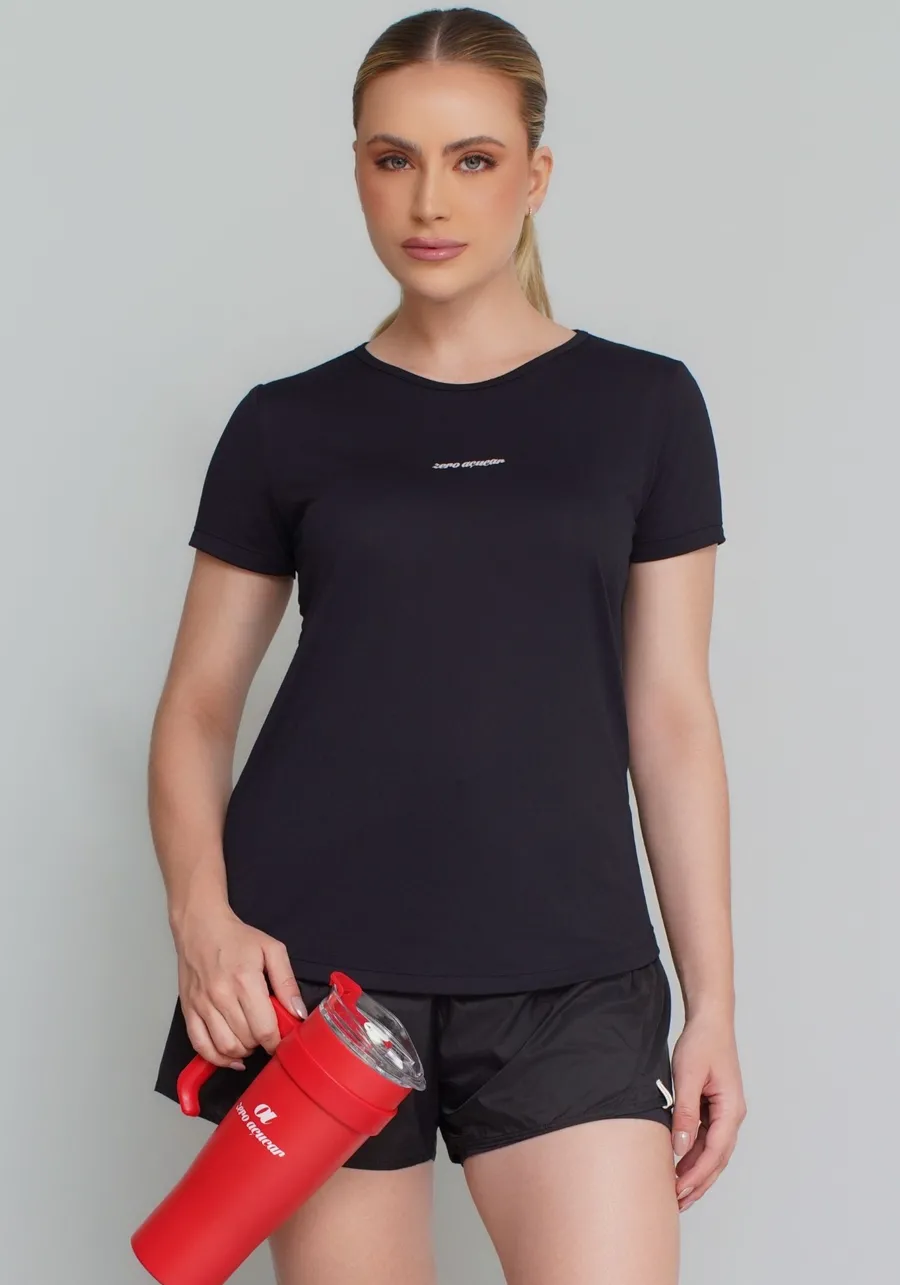 T SHIRT CREPE ALONGADA