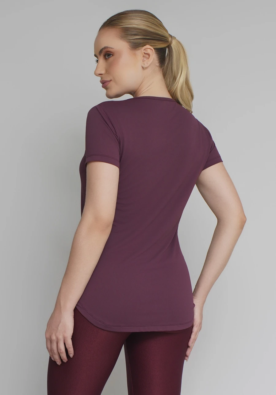 T SHIRT CREPE ALONGADA