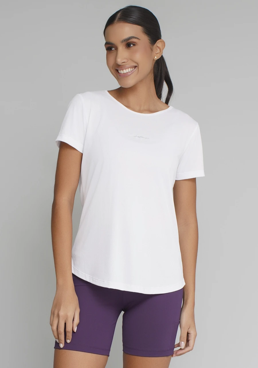 T SHIRT CREPE ALONGADA