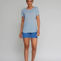 T SHIRT CREPE ALONGADA - imagem 7