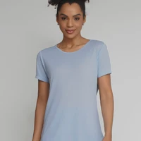 T SHIRT CREPE ALONGADA - imagem 8