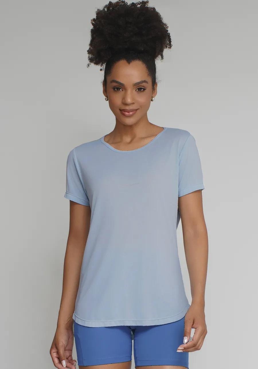 T SHIRT CREPE ALONGADA