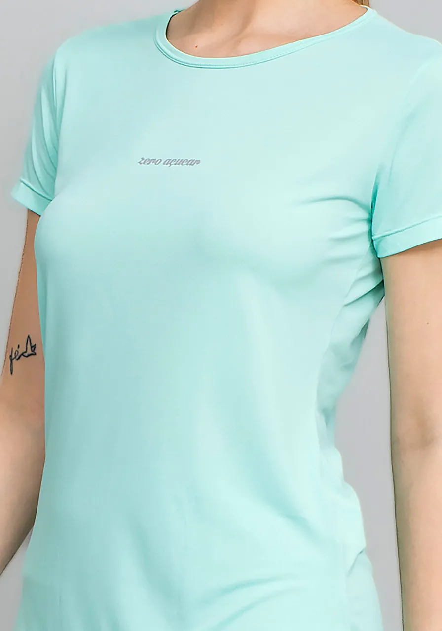 T-SHIRT CREPE ALONGADA 