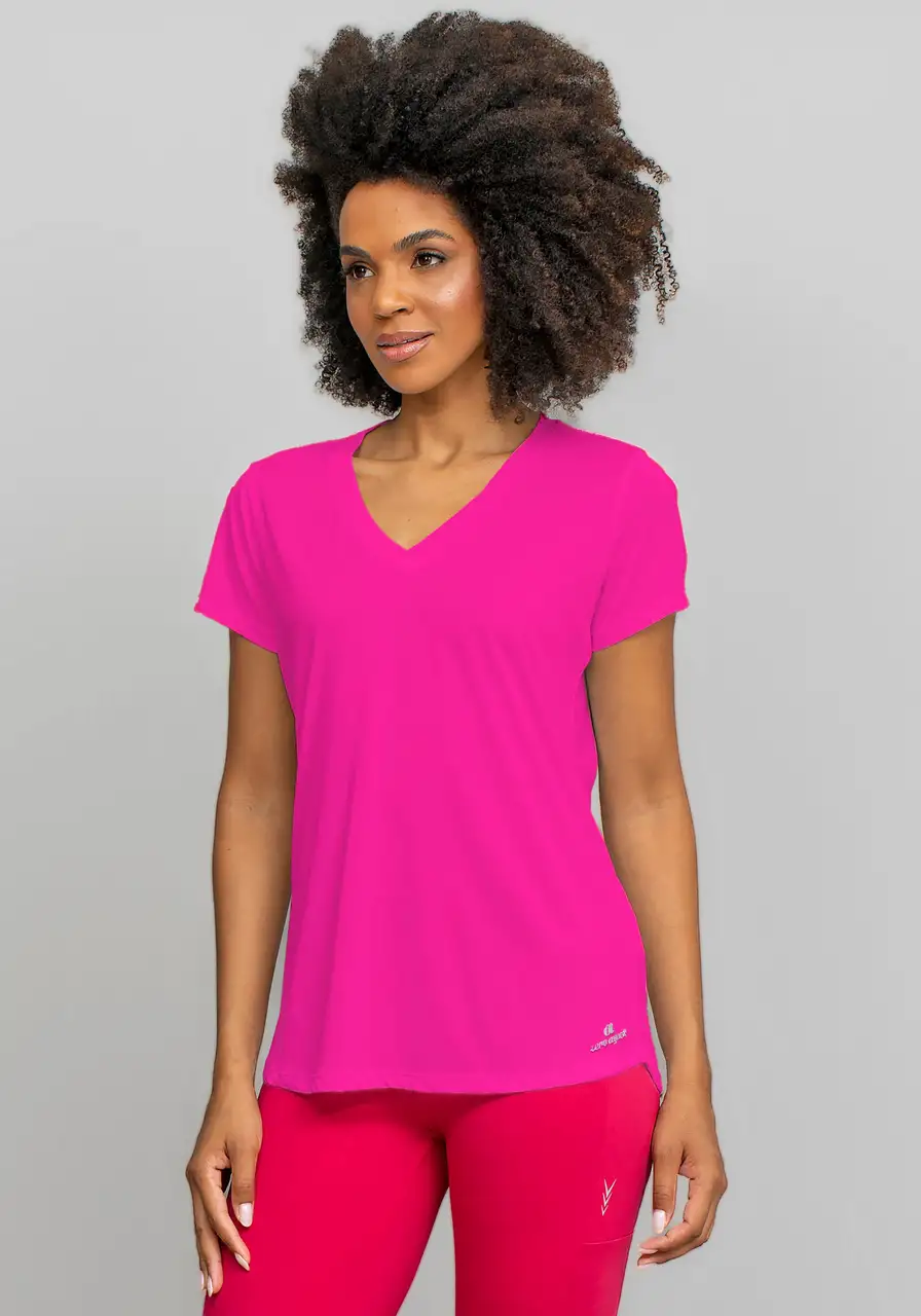 T-SHIRT GOLA V AIR FIT