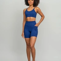 Conjunto Top Alças BE ZERO + Bermuda BE ZERO Alta Compressão e Zero Transparência - imagem 2