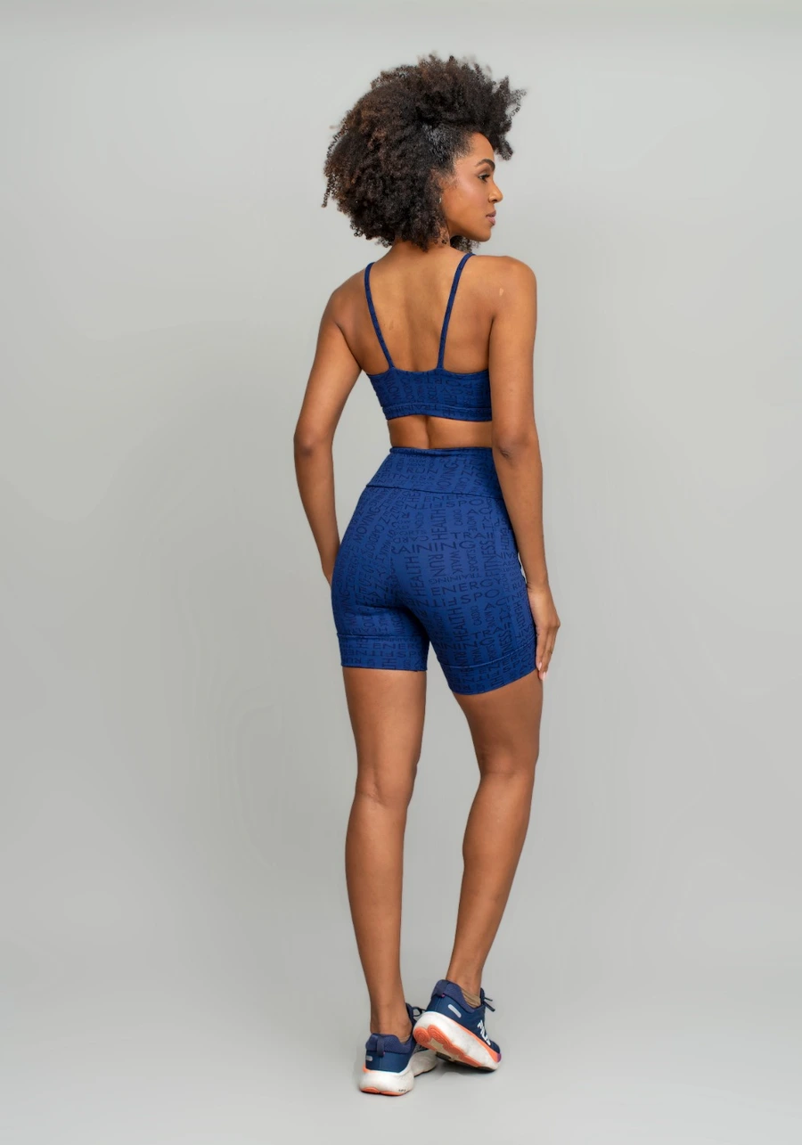 Conjunto Top Alças BE ZERO + Bermuda BE ZERO Alta Compressão e Zero Transparência