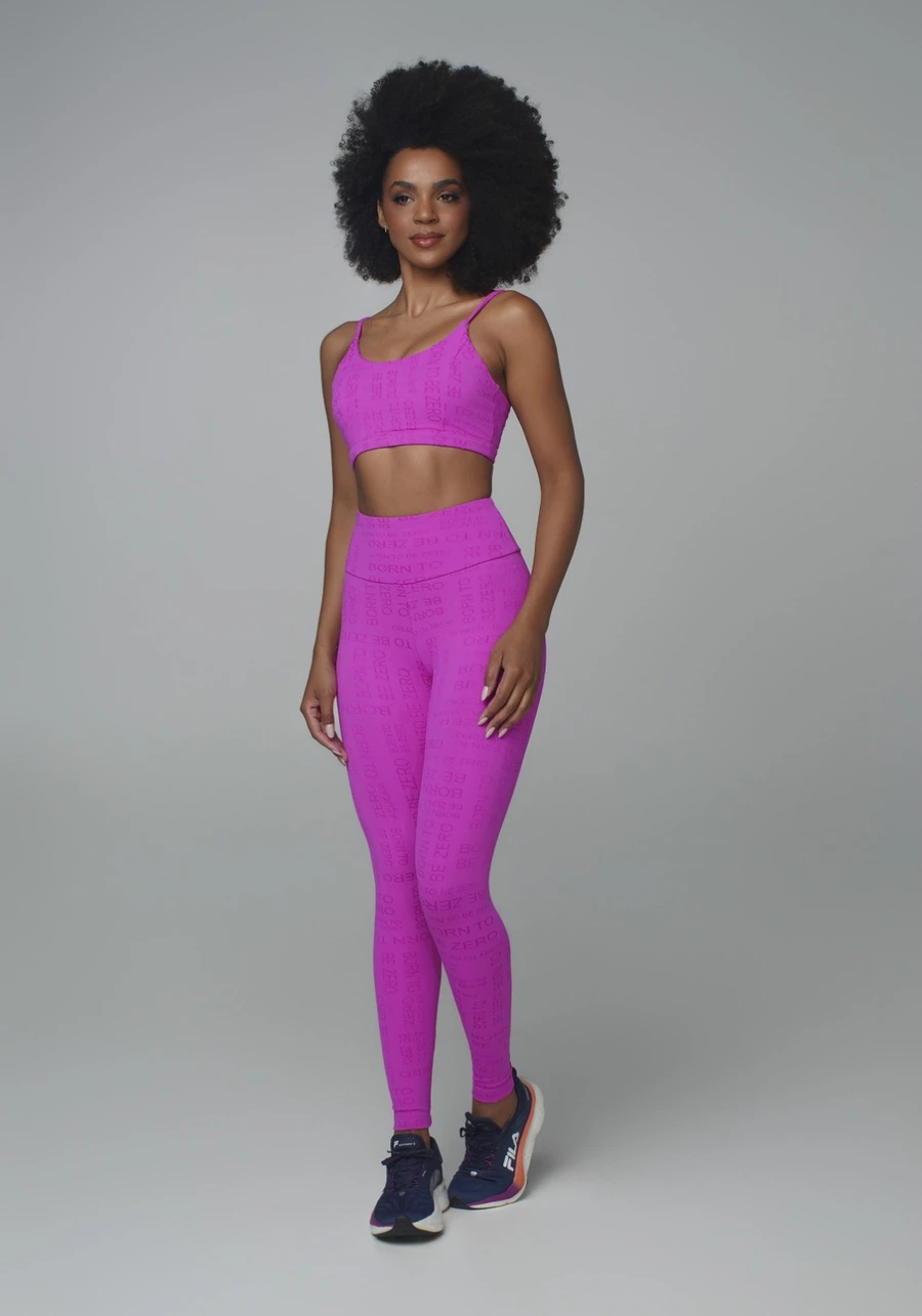 Conjunto Top Alças BE ZERO + Bermuda BE ZERO Alta Compressão e Zero Transparência