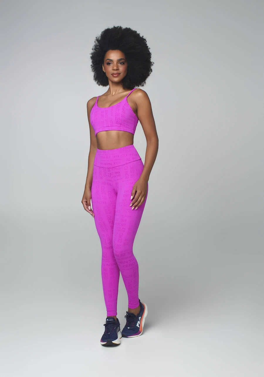 Conjunto Top Alças BE ZERO + Bermuda BE ZERO Alta Compressão e Zero Transparência