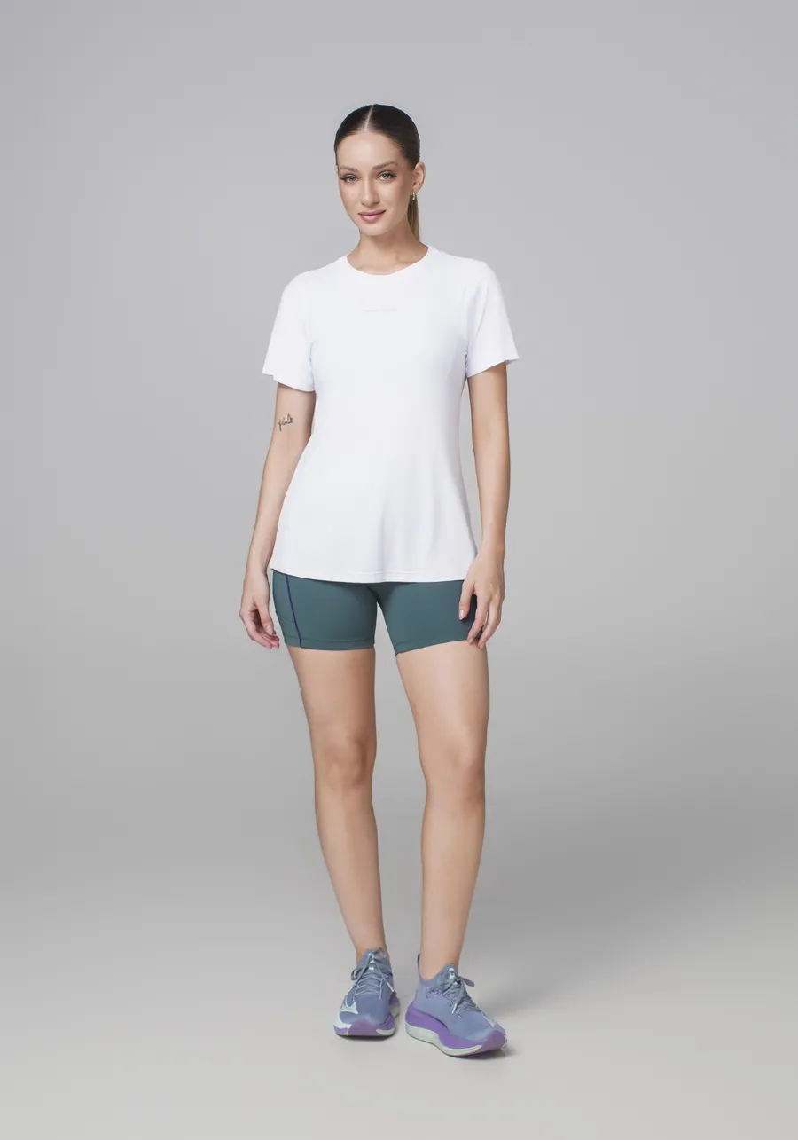 T SHIRT ALONGADA PREGAS