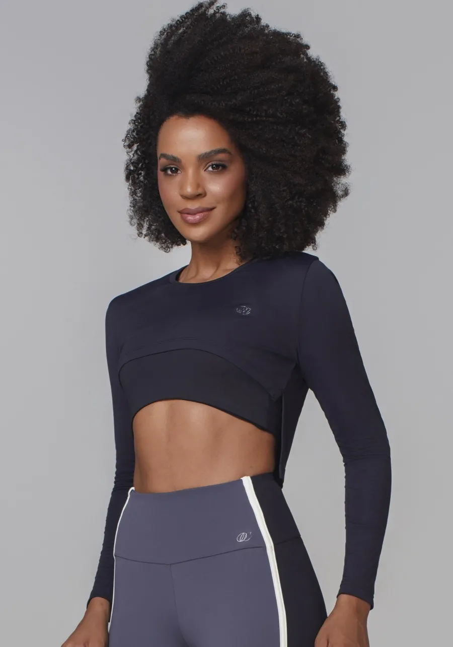 BLUSA ML CROPPED