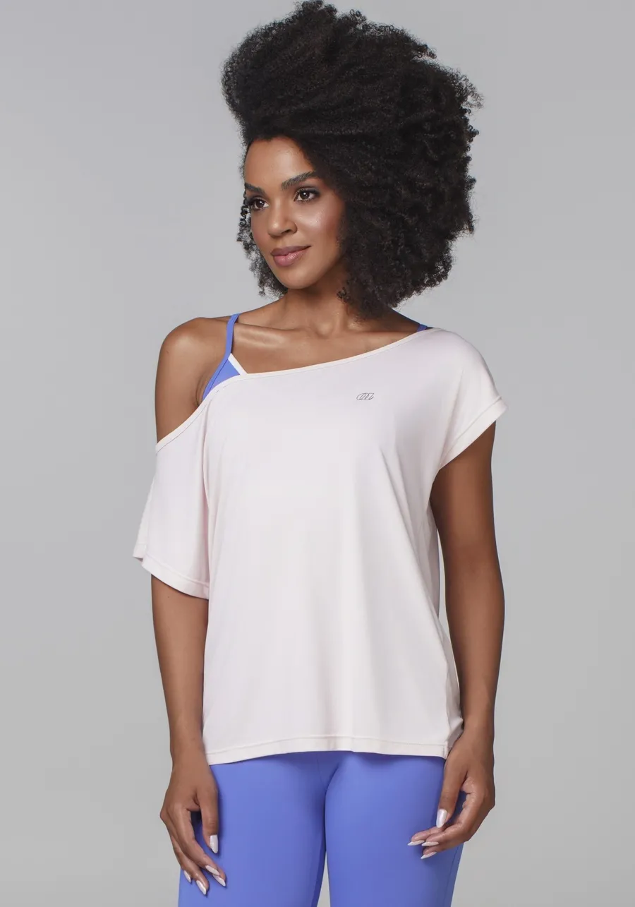 T SHIRT ALONGADA OMBROS