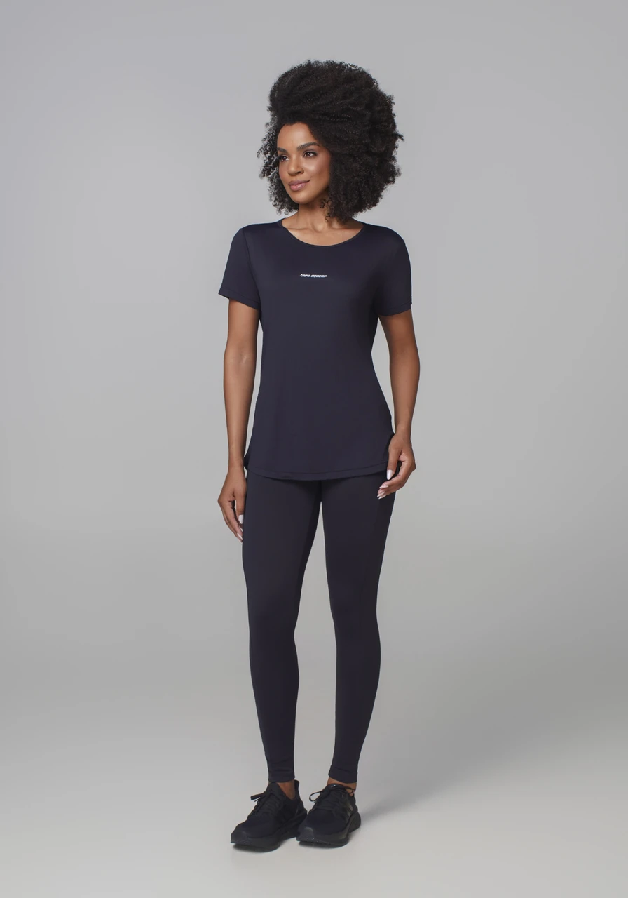 T SHIRT CREPE ALONGADA