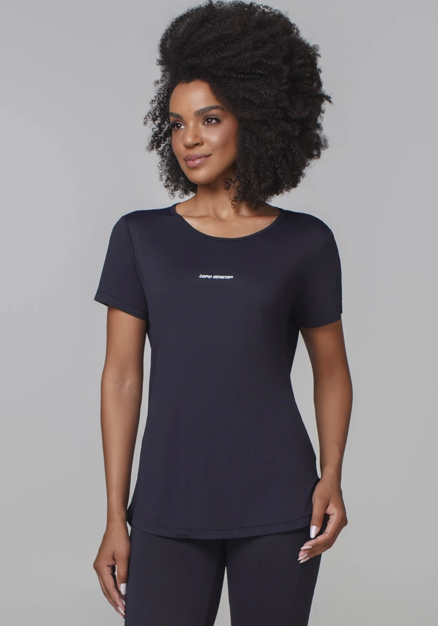 TSHIRT CREPE ALONGADA