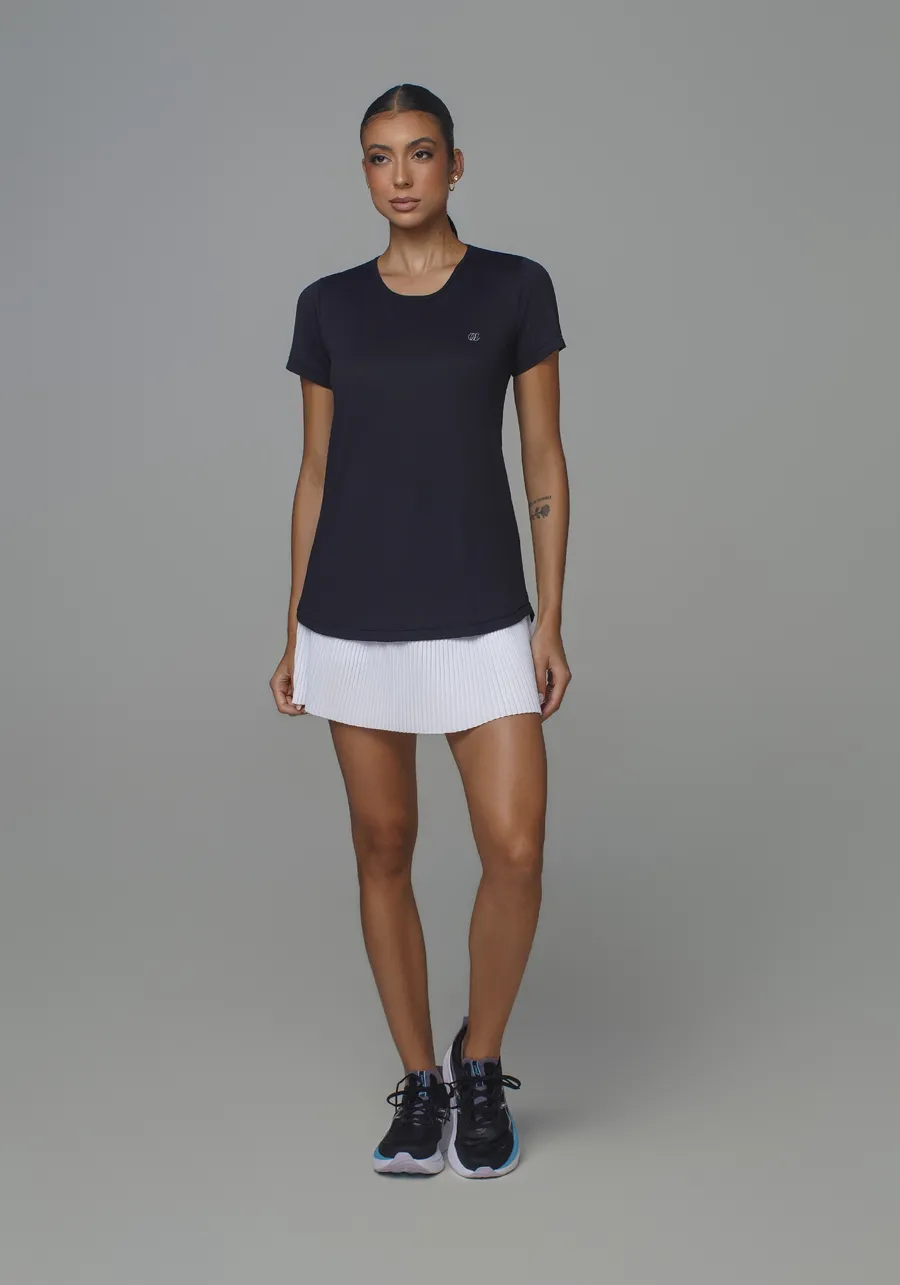 T SHIRT CREPE ALONGADA