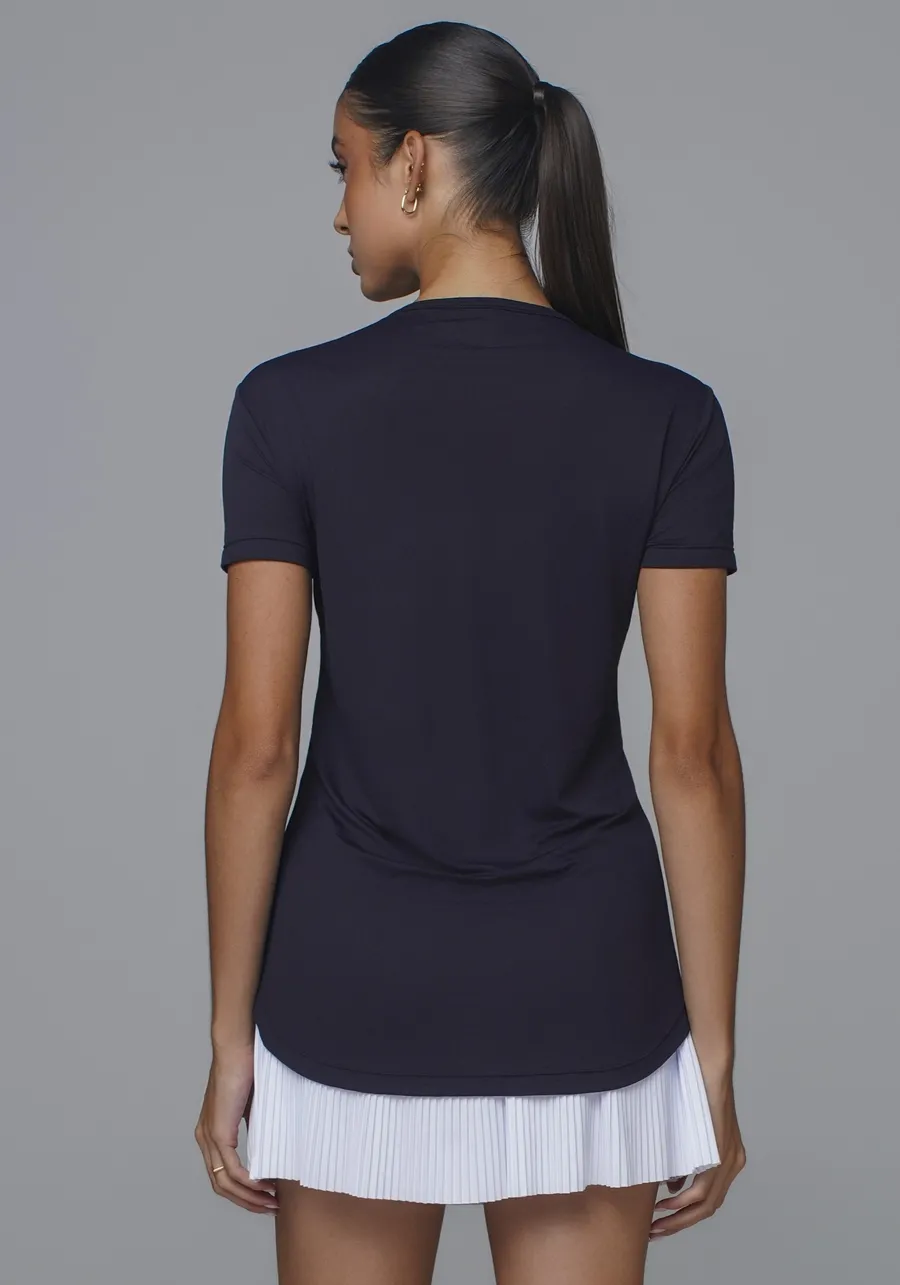 T SHIRT CREPE ALONGADA