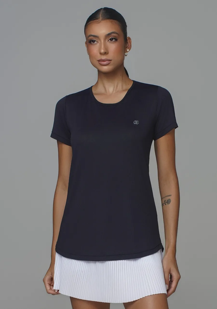 T SHIRT CREPE ALONGADA