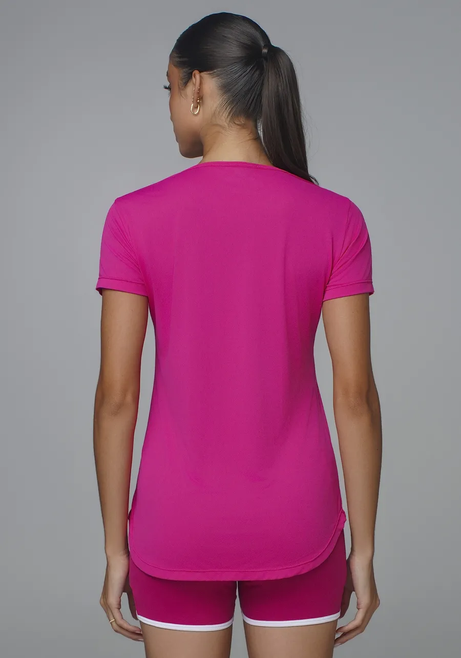 T SHIRT CREPE ALONGADA
