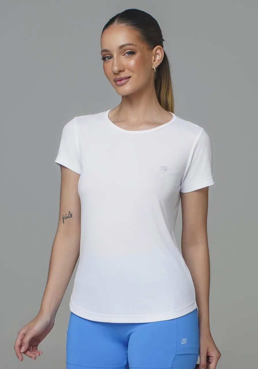 T SHIRT CREPE ALONGADA