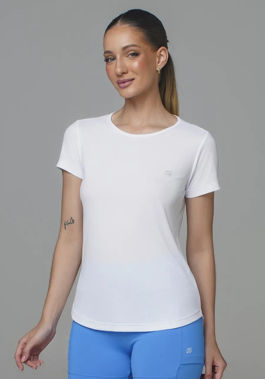 T SHIRT CREPE ALONGADA