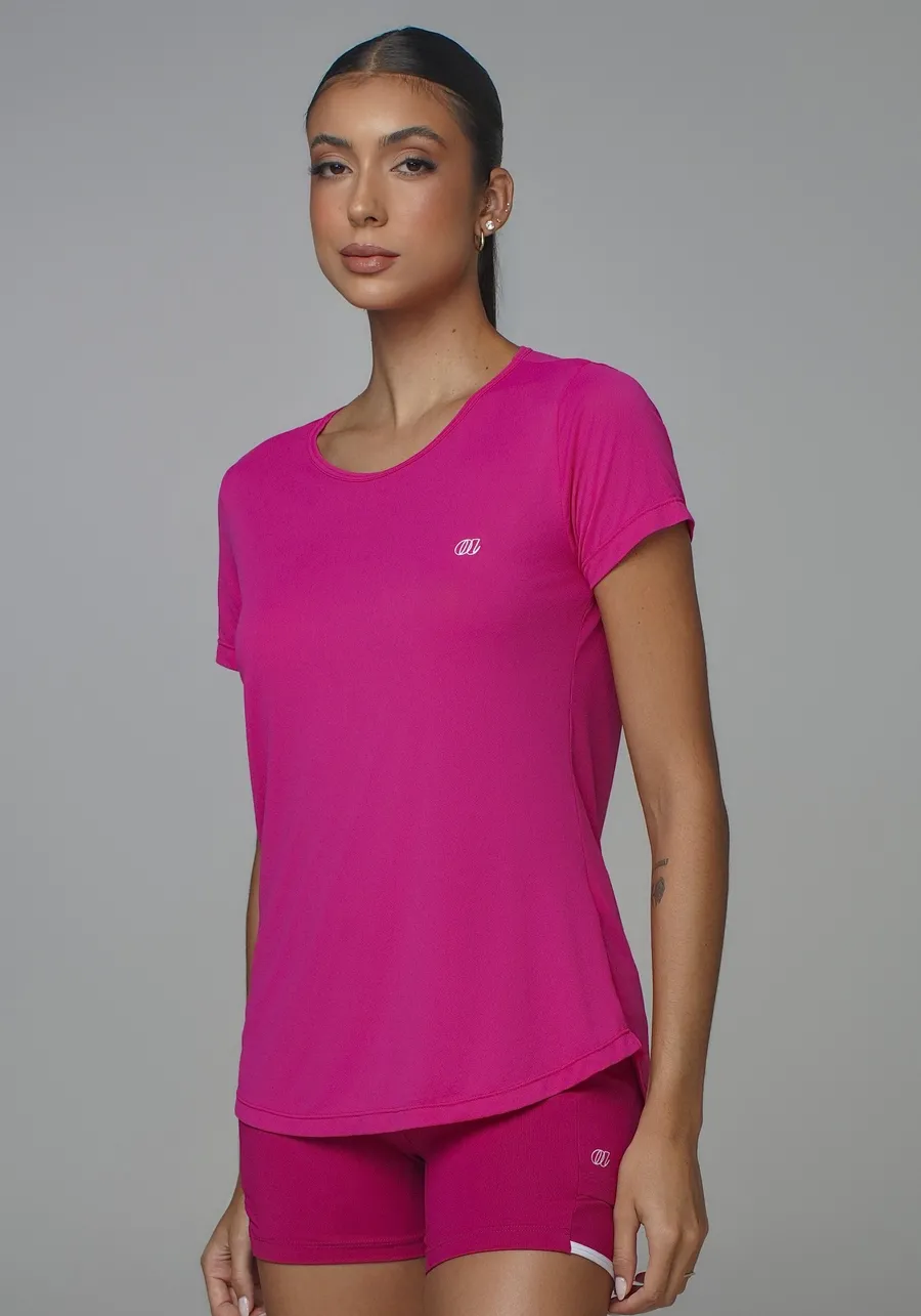 T SHIRT CREPE ALONGADA
