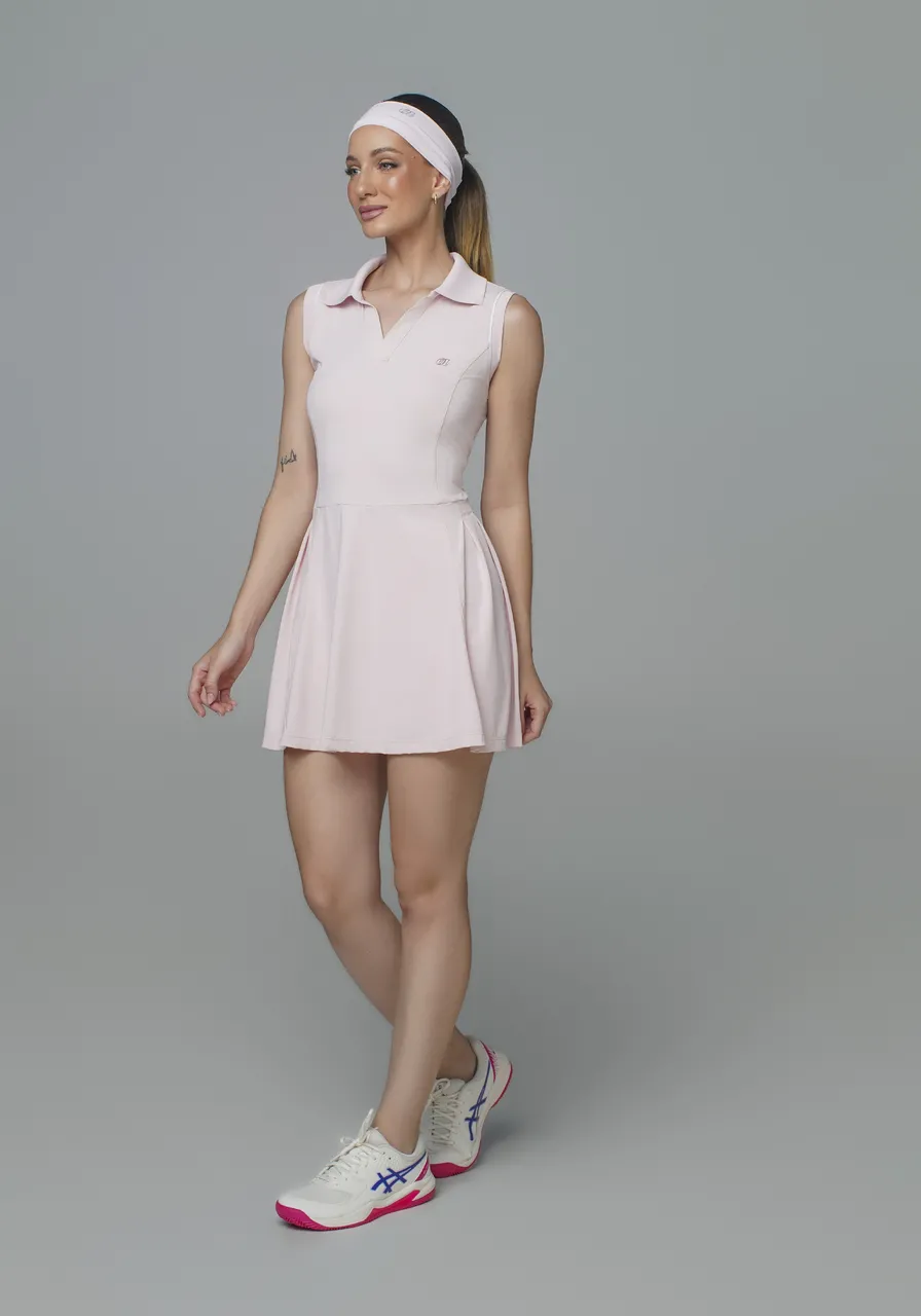 VESTIDO PIQUET PREGAS