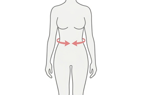 Como medir a cintura