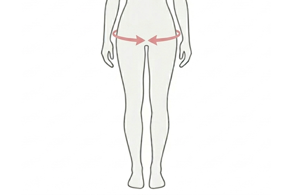 Como medir o quadril