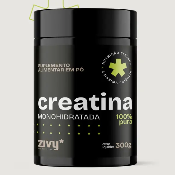 CREATINA MONOHIDRATADA EM PÓ - 100% PURA (300G)