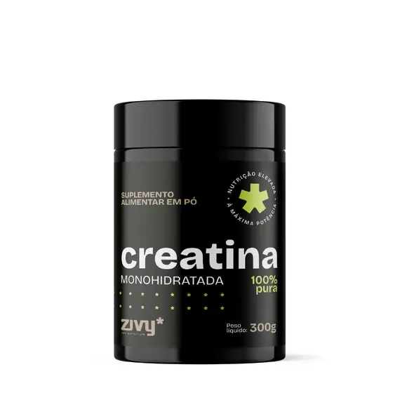 CREATINA MONOHIDRATADA 100% PURA - EM PÓ (300 GRAMAS)