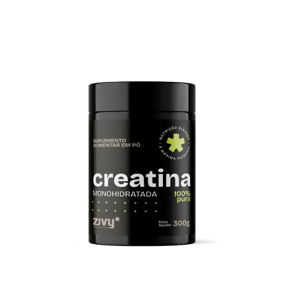CREATINA MONOHIDRATADA 100% PURA - EM PÓ (300 GRAMAS)