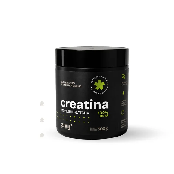 CREATINA MONOHIDRATADA 100% PURA - EM PÓ (300 GRAMAS)