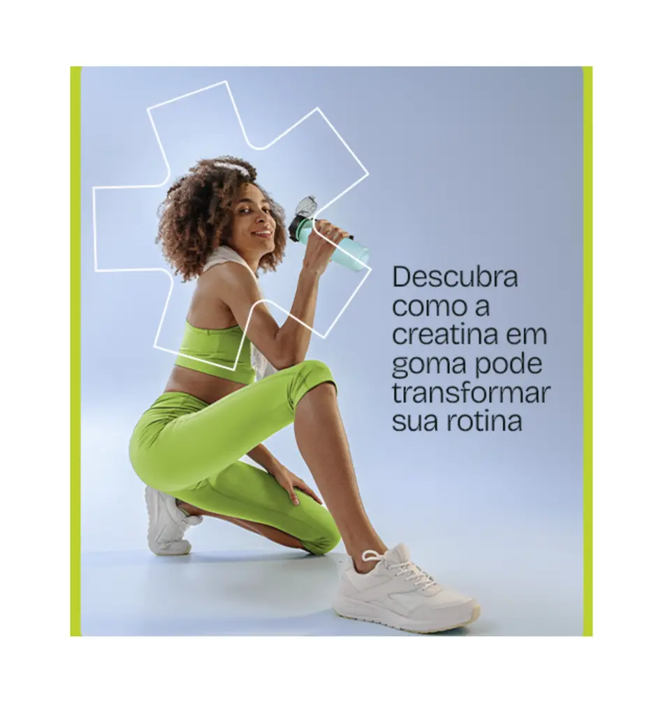 CREATINA EM GOMAS SABOR FRUTAS VERMELHAS - 60 GOMAS