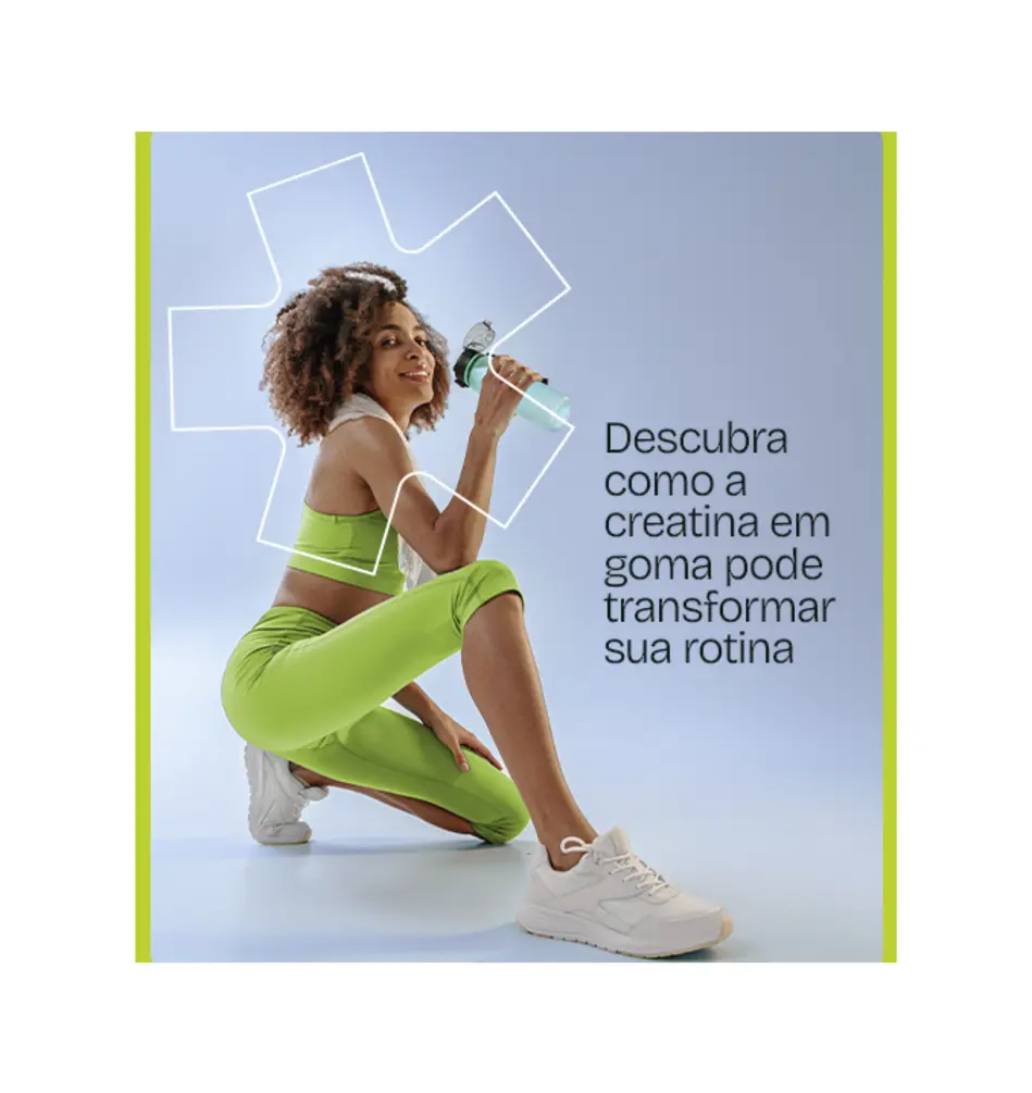 CREATINA EM GOMAS SABOR FRUTAS VERMELHAS - 60 GOMAS