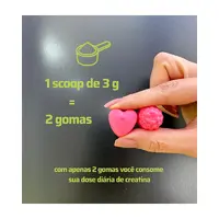 CREATINA EM GOMAS SABOR FRUTAS VERMELHAS - 60 GOMAS - imagem 3