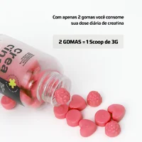 CREATINA EM GOMAS SABOR FRUTAS VERMELHAS - 60 GOMAS - imagem 3