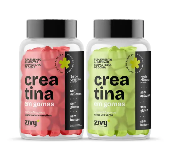 POTÊNCIA EM GOMAS - CREATINA EM GOMAS FRUTAS VERMELHAS E UVA VERDE