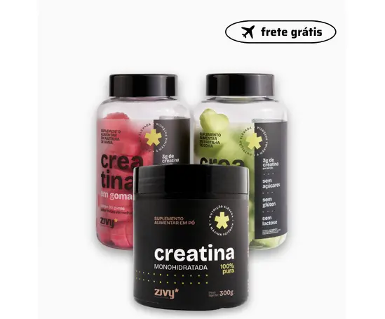 CREATINA TOTAL (1 PÓ + 2 GOMAS)