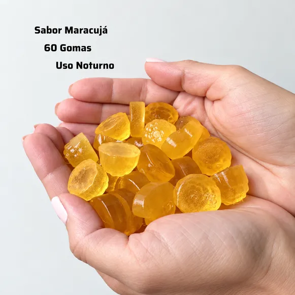 Melatonina em Gomas: Sabor Maracujá (60 gomas)