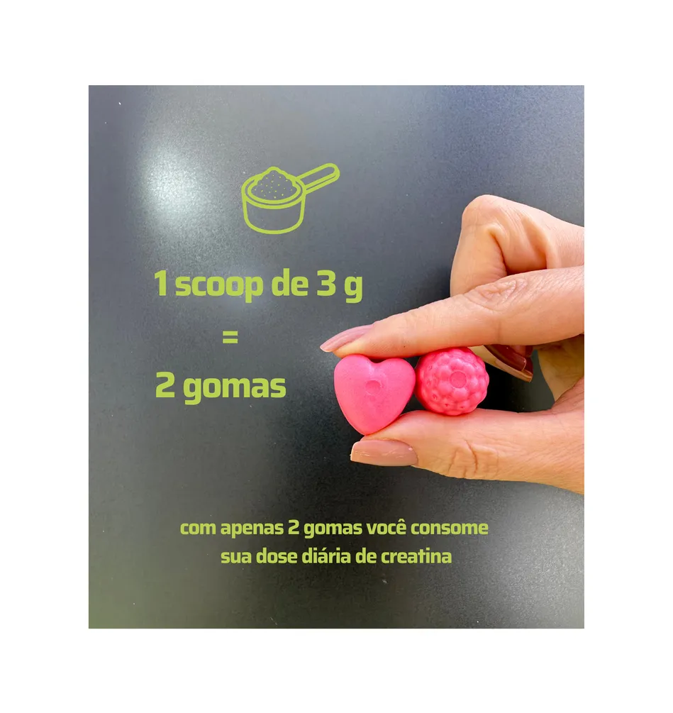 Combo 2 Creatinas em Goma: Uva + Frutas Vermelhas | Zivy