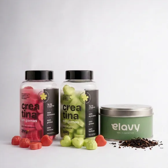 SEMANA DO CONSUMIDOR: 2 creatinas em goma + chá energizante