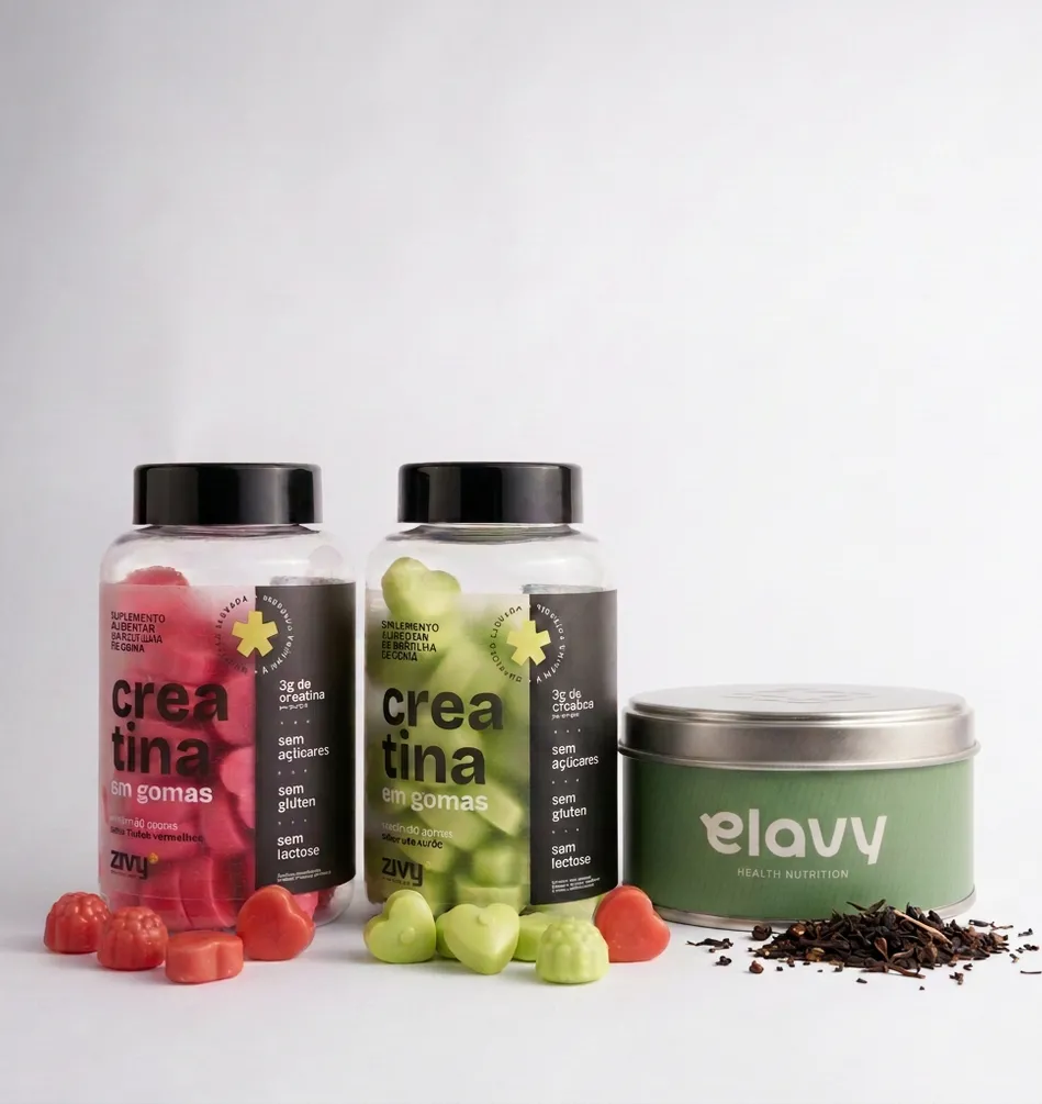 Combo 2 Creatinas em Goma: Uva + Frutas Vermelhas | Zivy