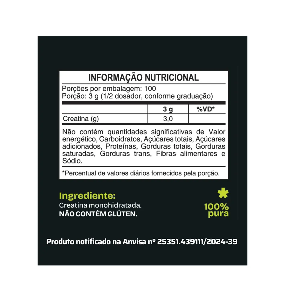 Combo 2 Creatinas em Pó 100% Pura 300g | Zivy