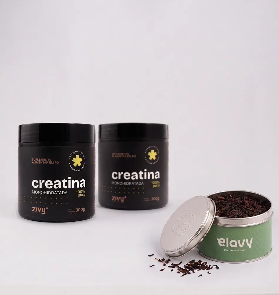 Combo 2 Creatinas em Pó 100% Pura 300g | Zivy