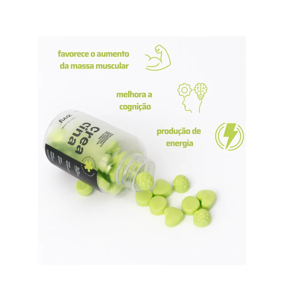 Combo 2 Creatinas em Goma Uva Verde | Zivy