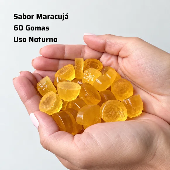 Melatonina em Gomas: Sabor Maracujá (60 gomas)