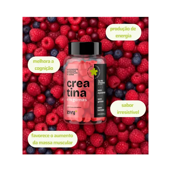 Energia e Descanso: 3 creatinas + 1 melatonina de presente