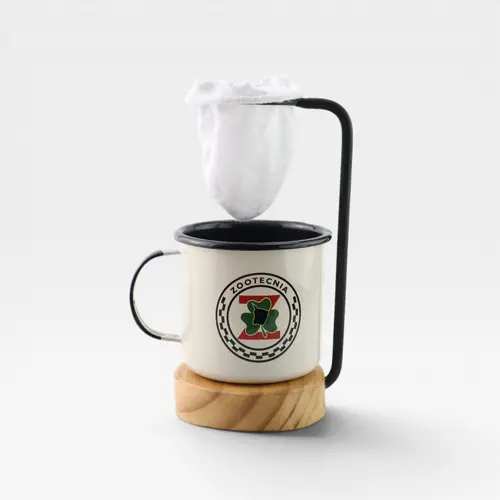 Caneca esmaltada branca - Zootecnia